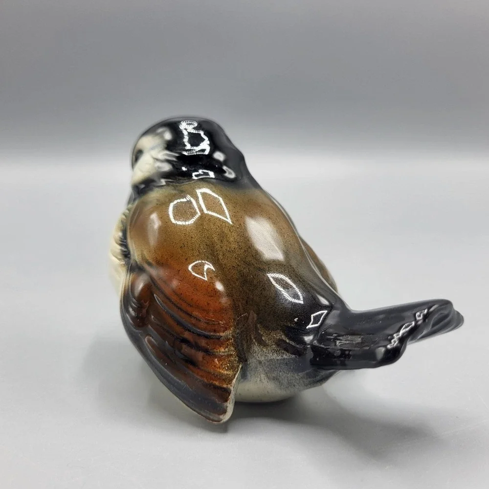 Vintage Goebel Sparrow Bird Figurine Porcelain Collectible West Germany